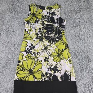 Ronni Nicole 47791 Womens‎ 10 Multicolor Floral Sleeveless Midi Sheath Dress